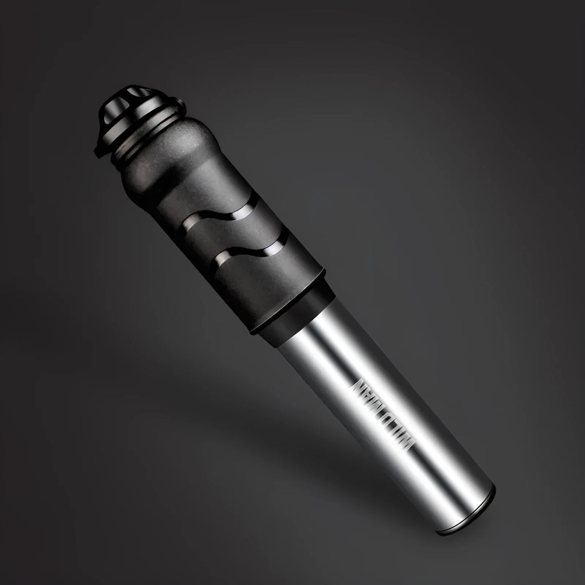 WILD MAN portable bike pump 158mm 100PSI with Presta Schrader valve, black and silver options