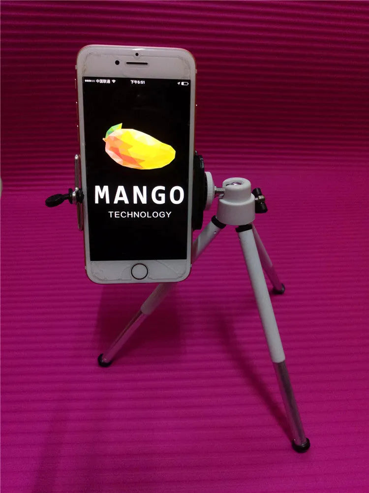 Black and silver desktop phone holder with two-section bracket design for smartphone organisation