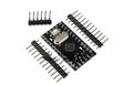 Mini Pro ATMEGA328P microcontroller circuit board showing pin headers and components.