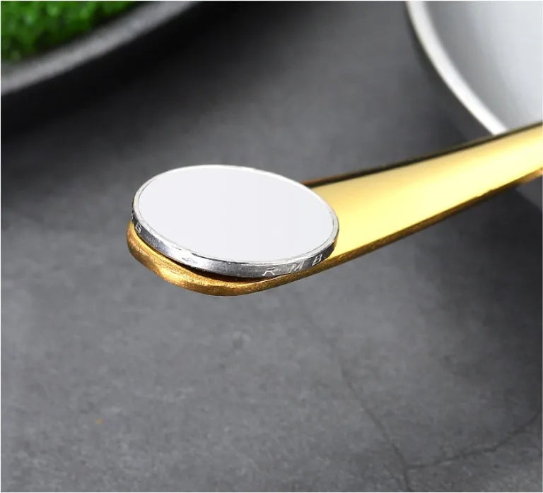 24-piece stainless steel cutlery set in a choice of colours including black, gold, and rose gold.