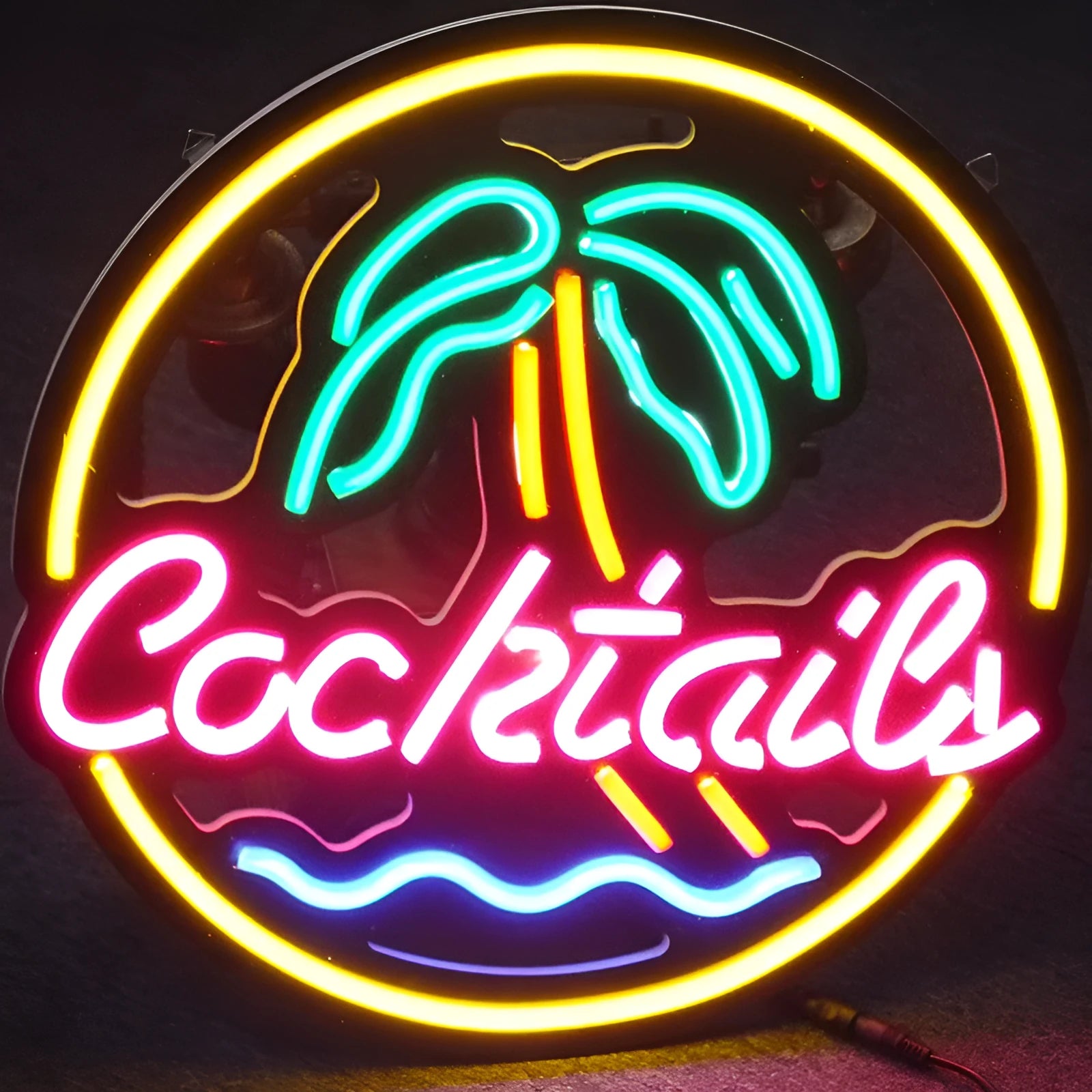 LED coffee neon billboard sign with super high brightness 3000lm output for commercial decoration
