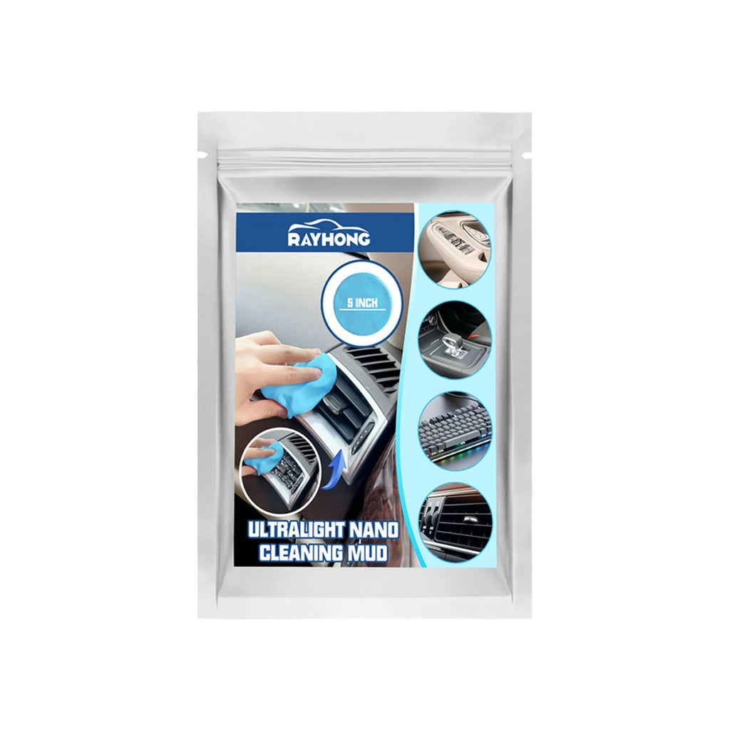 20g pack of beige car cleaning mud putty for dust removal from vents and gaps.