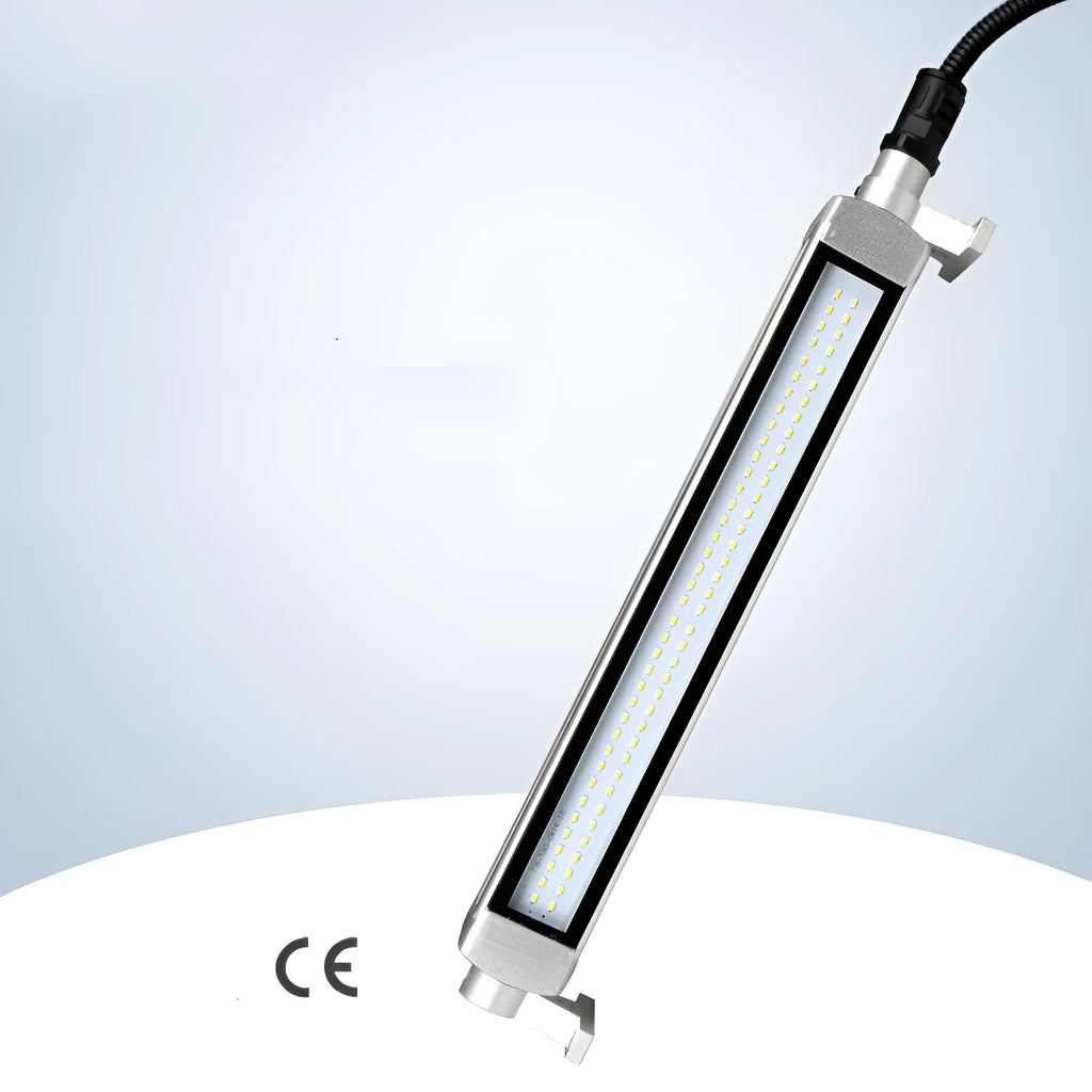 1.2m aluminium LED explosion proof light with tempered glass cover for CNC lathe illumination