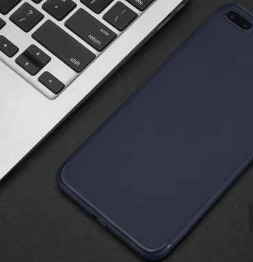 TPU and silicone mobile phone case for Apple iPhone models in black, blue, red or white
