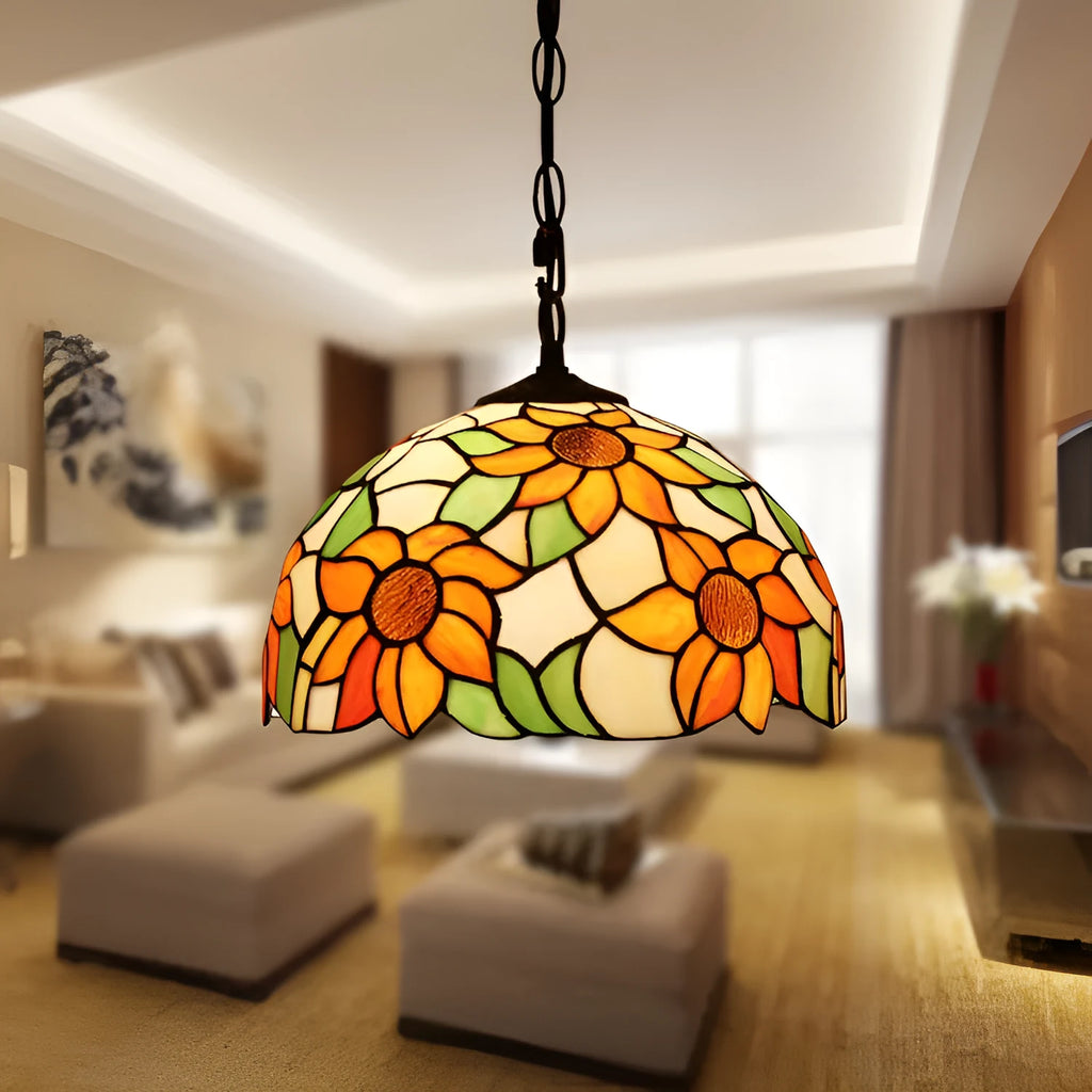 Coloured glaze European Baroque chandelier with abstract modelling style 2