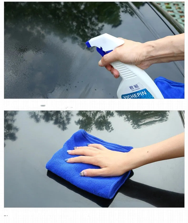 Duster Wax 500ml powder sprayer wax container for car paint maintenance with glazing and oxidation resistance functions