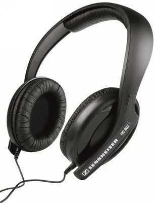Black professional wired gaming headphones with over-ear cups, microphone, and 2.5 metre cable