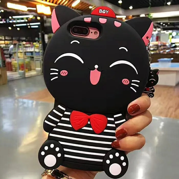 Soft silicone phone case with edge-proof design shown on a compatible Samsung Galaxy smartphone.