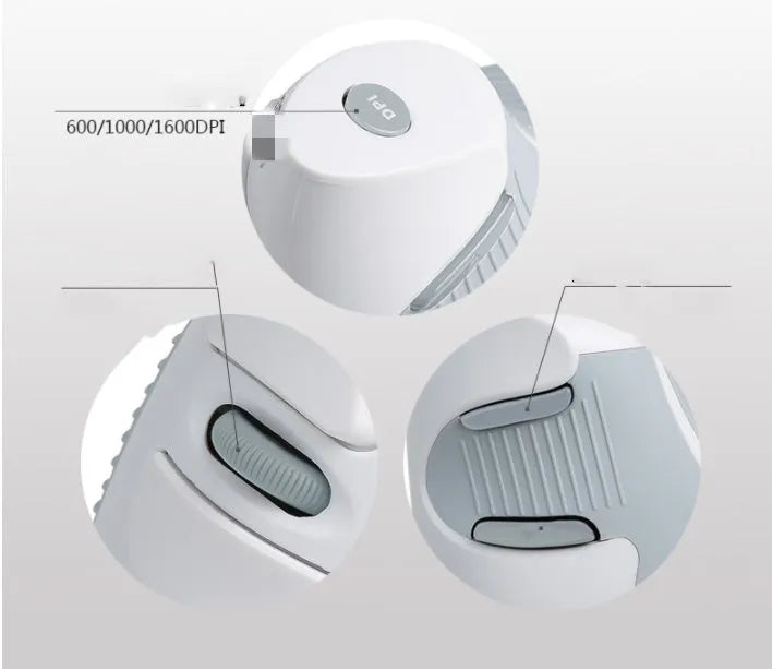 Black M618 wireless vertical ergonomic mouse on a desk, showing its 57-degree angled design and contoured right-hand shape.