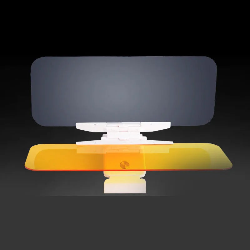Transparent anti-glare car driver goggles with ABS visor, 120mm x 320mm, for day and night driving