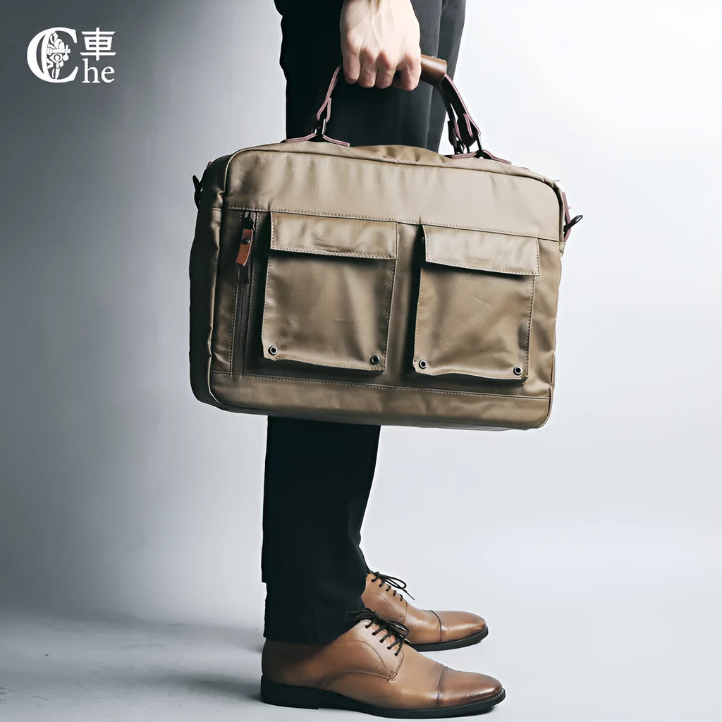 Dpark black single shoulder sling laptop bag for 14 or 15 inch business notebooks
