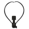 A black adjustable neck phone holder mounting a smartphone for hands-free filming.