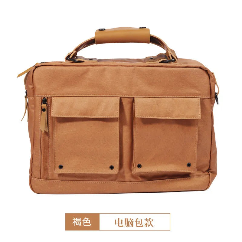 Dpark black single shoulder sling laptop bag for 14 or 15 inch business notebooks