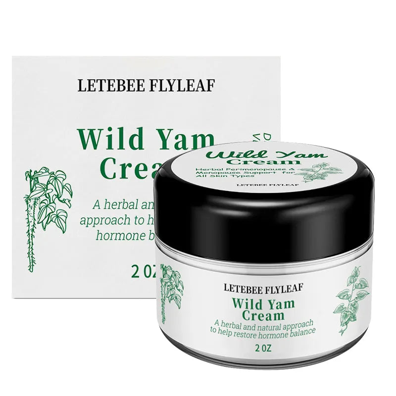 2 OZ jar of herbal wild yam moisturising face cream for wholesale supply