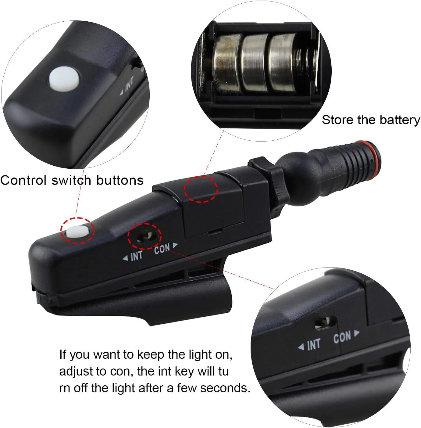 Black golf putter laser aiming instrument for putting alignment practice