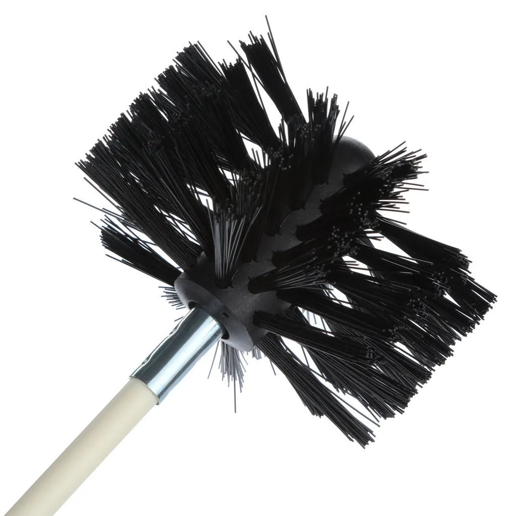 Flexible 600mm dryer pipe cleaning brush with nylon bristles for chimney and vent cleaning