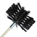Flexible 600mm dryer pipe cleaning brush with nylon bristles for chimney and vent cleaning