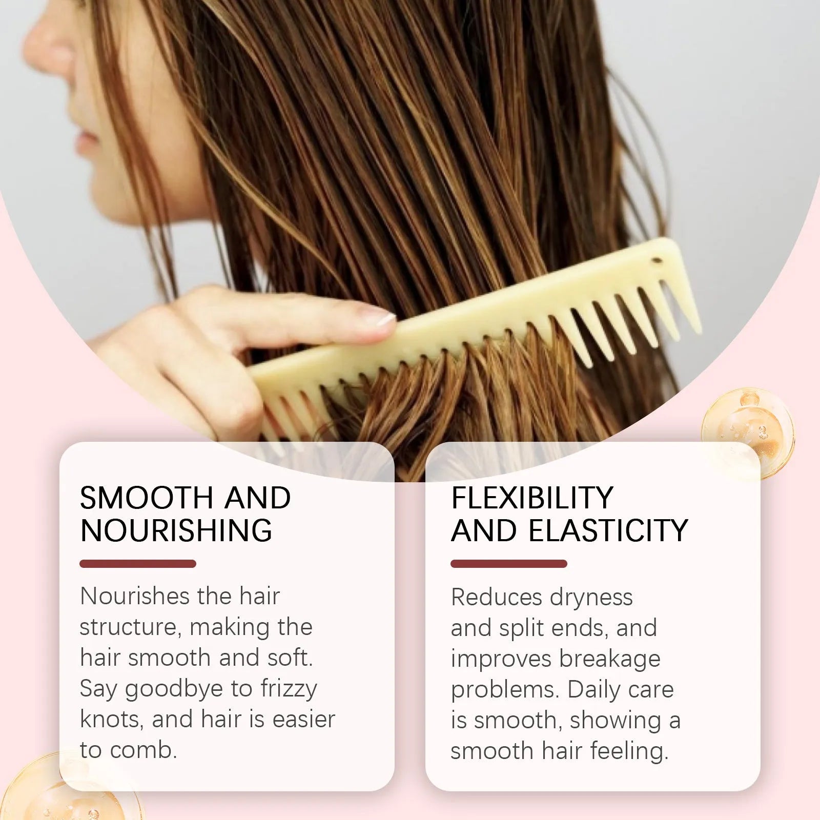 100g hair conditioning mask pot with hydrolysed keratin and collagen