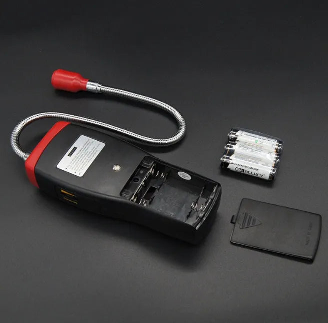 AS8800L portable flammable gas detector with LED indicators and compact rectangular design