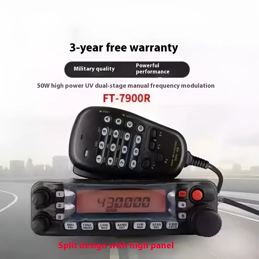 Car tour walkie-talkie with universal clamp mount and anti-interference function for convoy communication