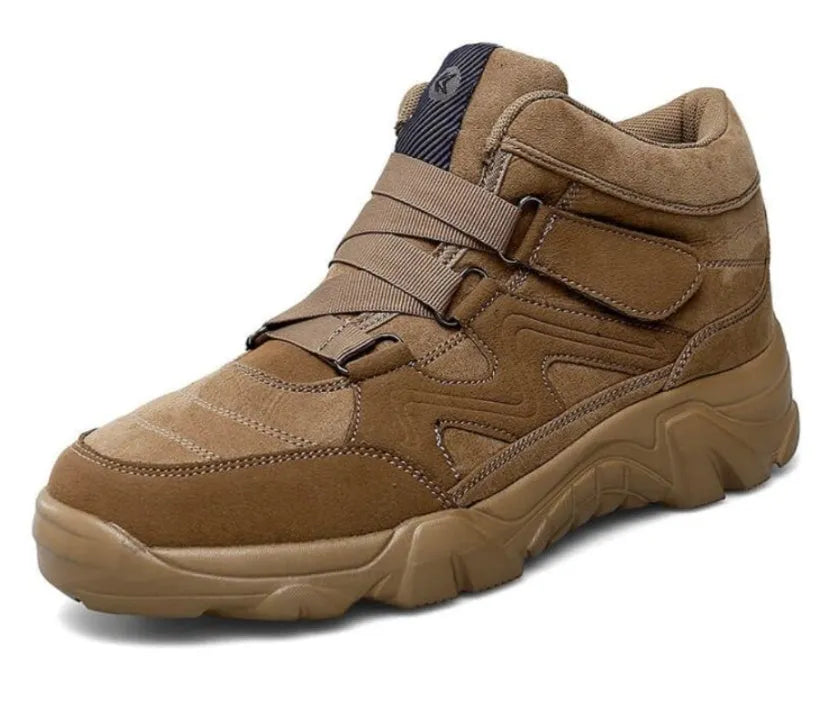 Men's shoes in black, brown, and dark grey on a size guide showing 39 to 49.