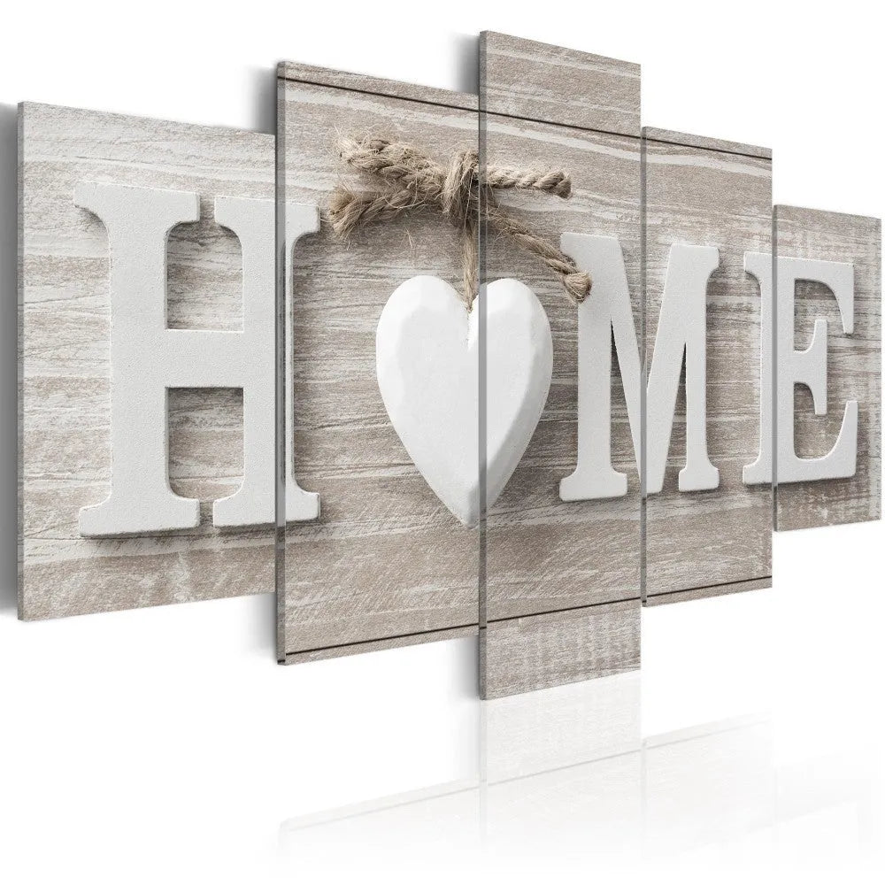 HOME oil painting reproduction printed on canvas, available in multiple sizes for wall decor.
