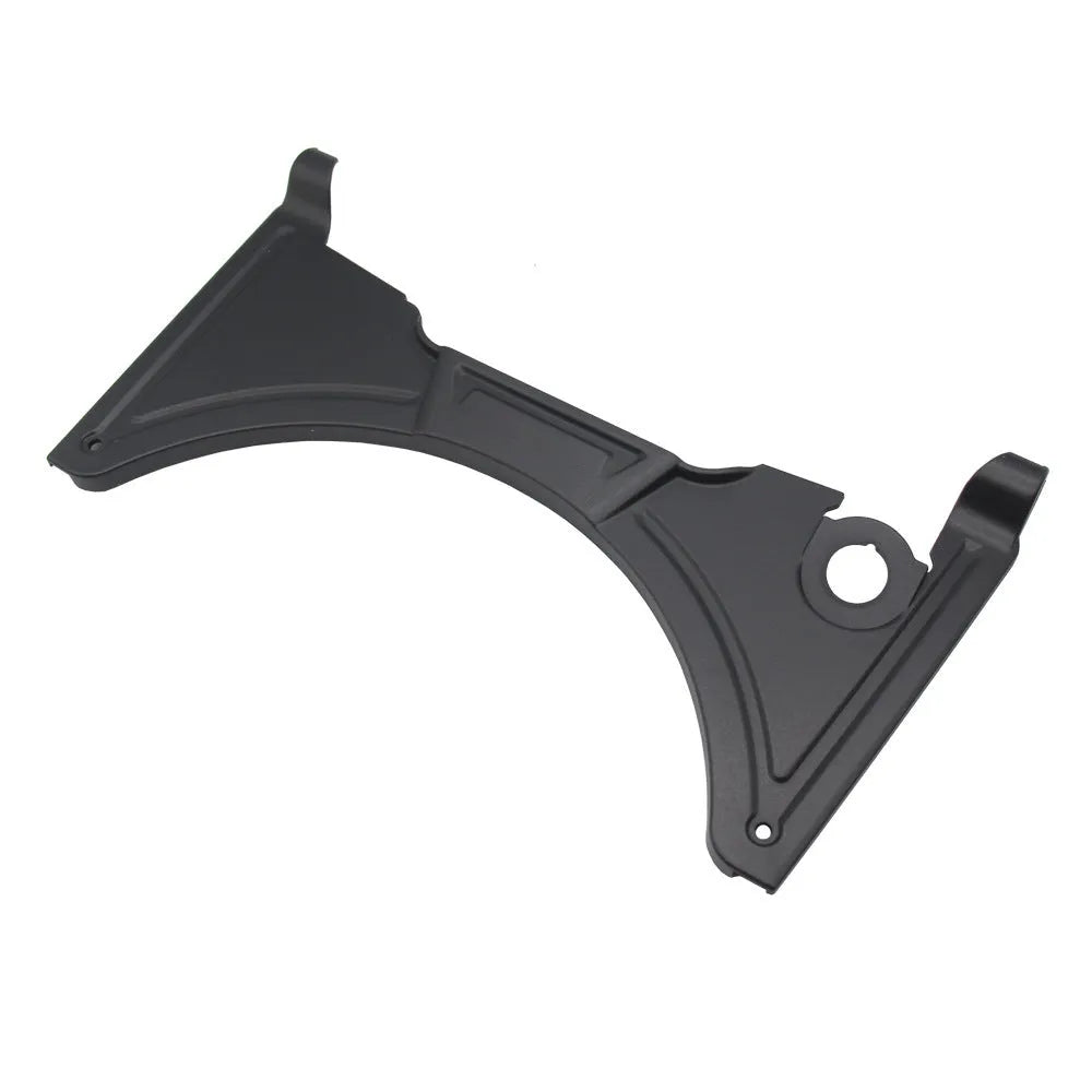 Black ABS plastic cockpit fairing panel for BMW R1250GS motorcycle, shown from a front three-quarter angle.