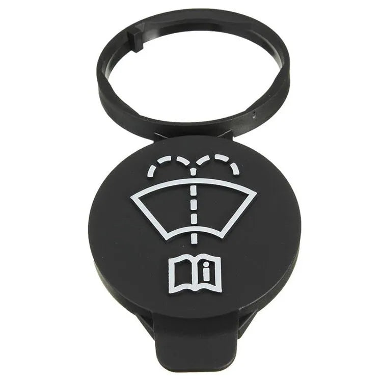 Black plastic wiper spray bottle cover for Chevrolet GMC Buick Cadillac Saab OE 13227300