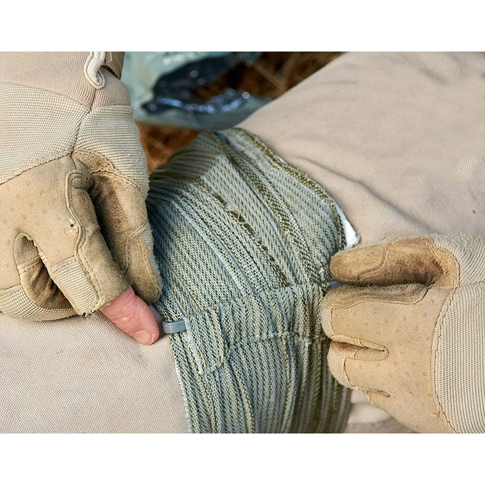 Portable outdoor hemostatic bandage tactical gauze tape in 4 inch and 6 inch sizes