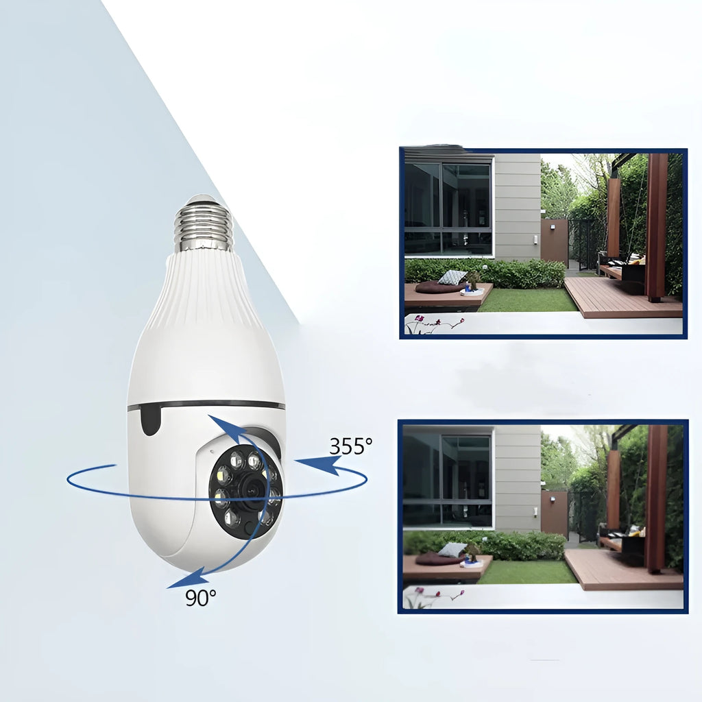 Minions wireless surveillance camera with wide-angle lens for indoor monitoring