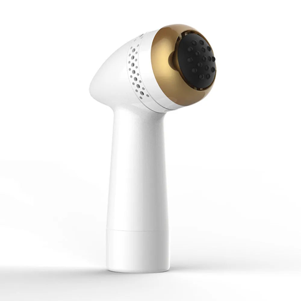 Electric vacuum foot grinder with quartz grinding head in gold, pink, or white colour options