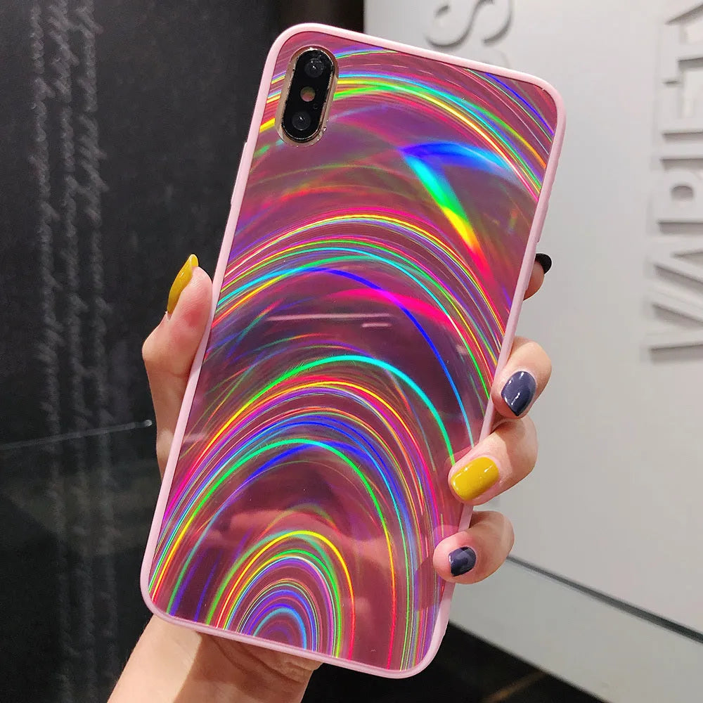 Marble pattern shockproof silicone phone case for Samsung Galaxy models on a table.