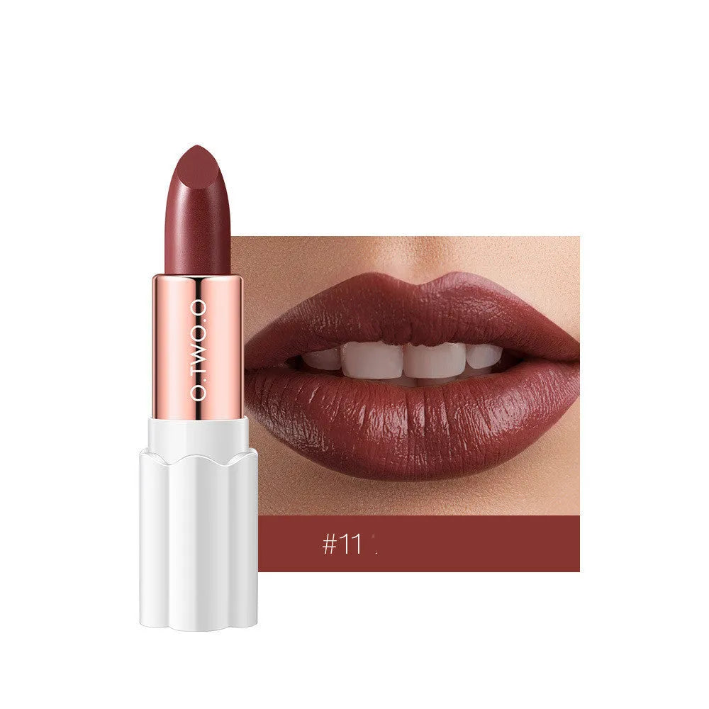 Matte plum lip gloss in shade with moisturising formula and smooth wand applicator