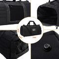Men's waterproof Oxford cloth sports handbag with air pillow belt in khaki, army green, and black colour options