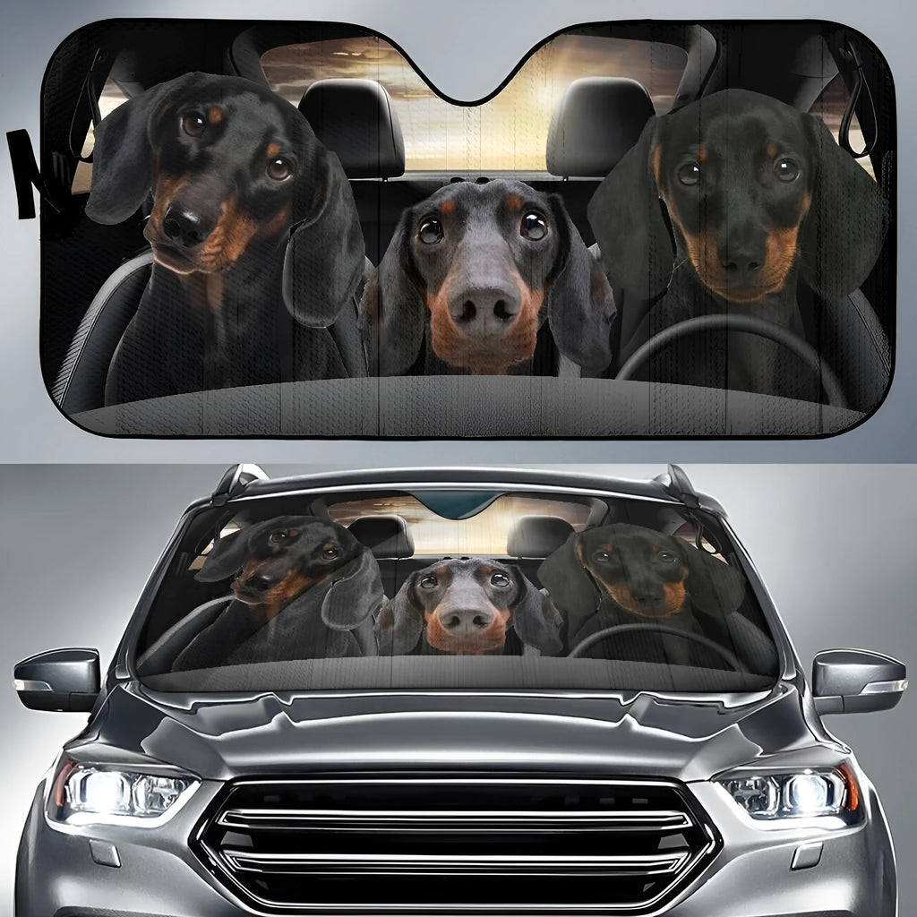 Car snow protection front gear cover made of aluminium foam polyester fabric, size 130cm by 70cm.