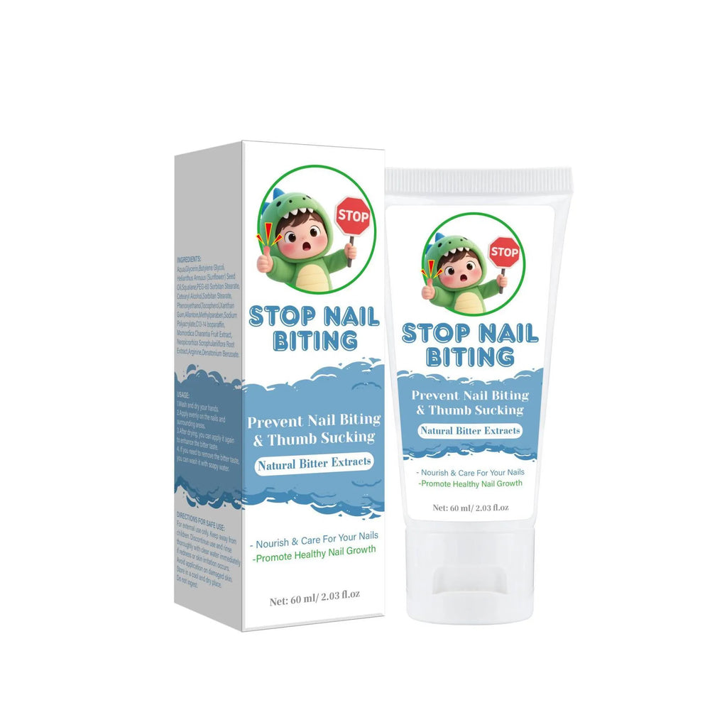 60ml anti-bite nail cream in neutral packaging with 4cm square box