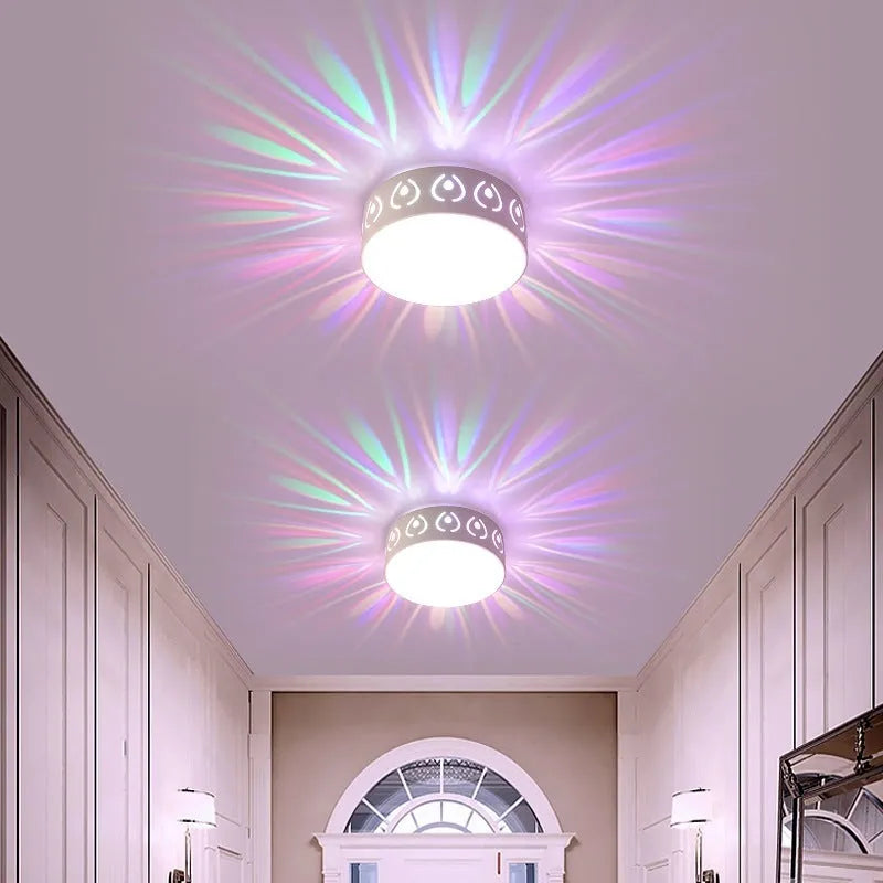 Creative Aisle 15cm 3W LED ceiling light in modern simple design with warm light option