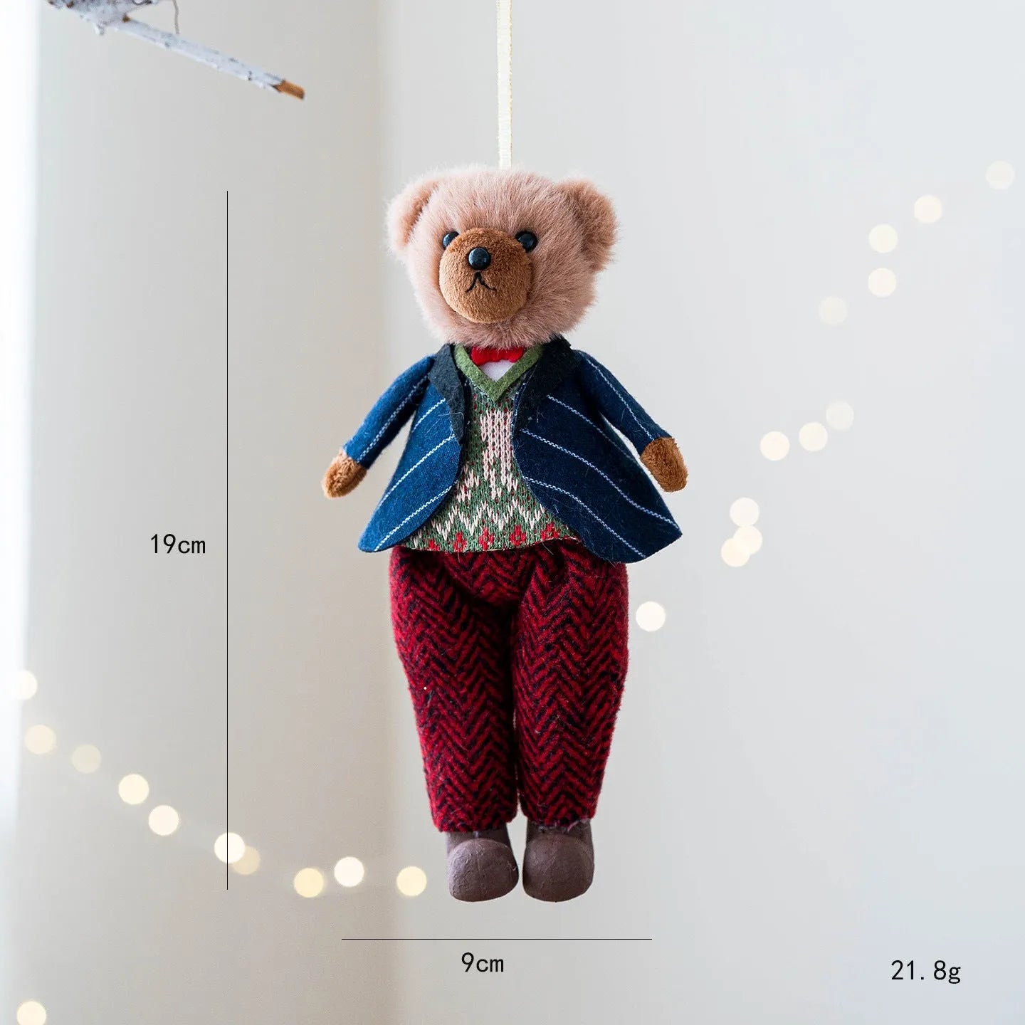 Princess Bear and Gentleman Bear cloth plush doll couple set with cartoon styling