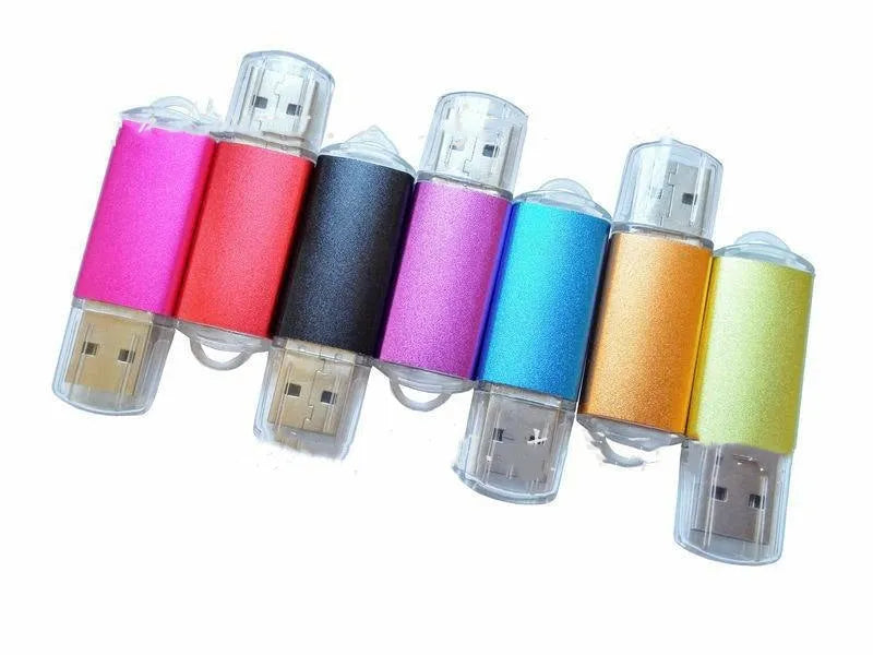 Red software encryption USB dongle with metal shell showing dimensions 50mm × 17.5mm × 7.2mm