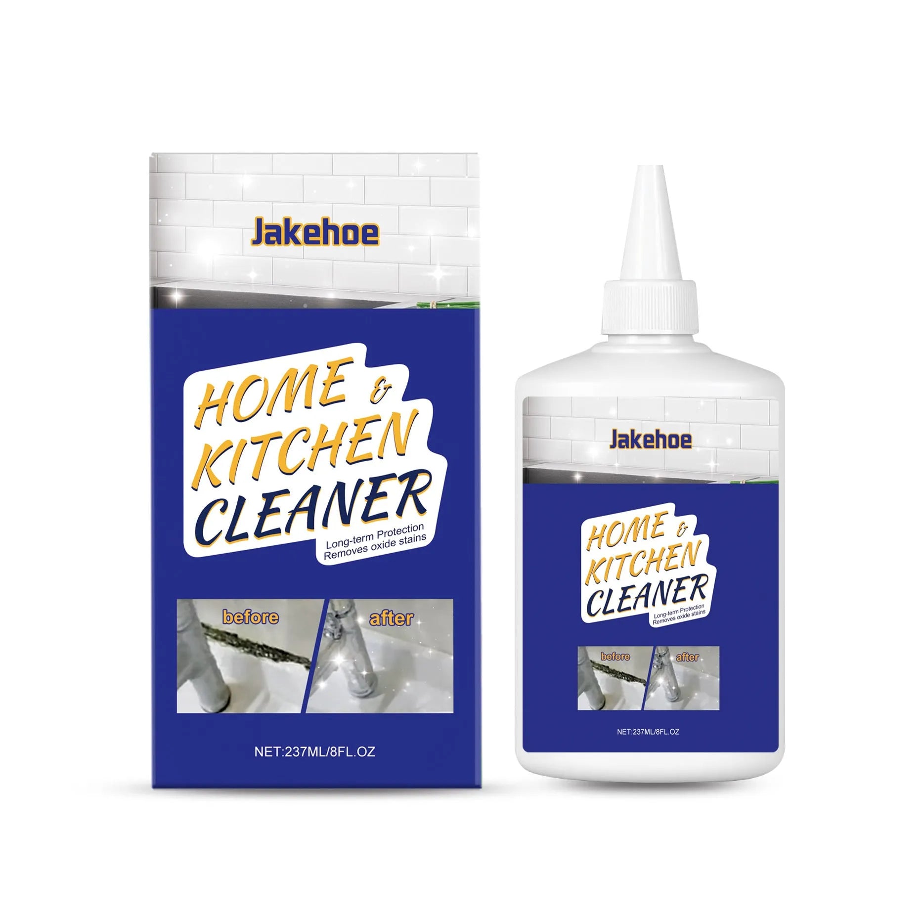 237ml decontamination gel bottle for household kitchen and bathroom surface cleaning