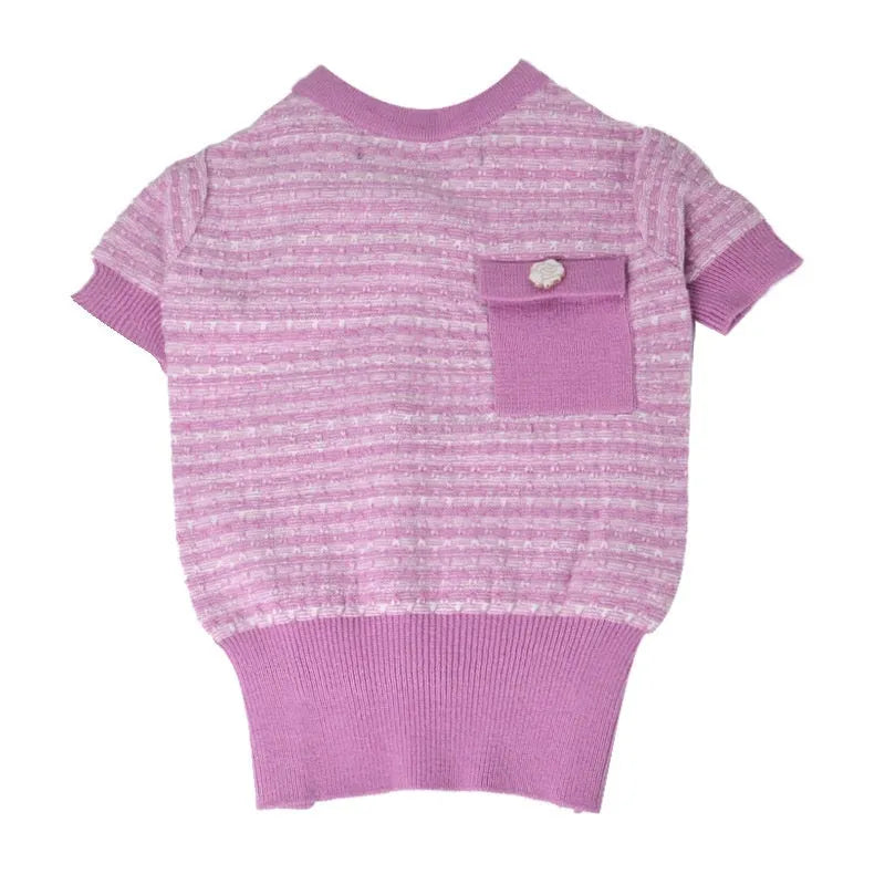 Classic style wool schnauzer dog clothing for autumn and winter seasons