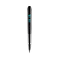 Black and silver lossless audio recording pens with OLED display screens and zinc alloy shells.