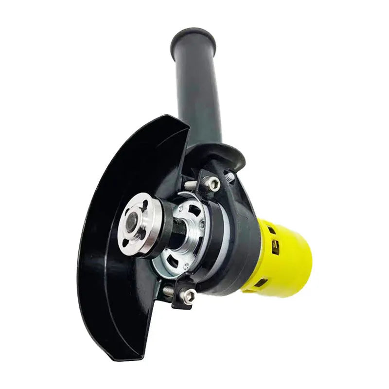 Black handheld mini electric seam polisher 180W with 100mm grinding disc and speed power supply