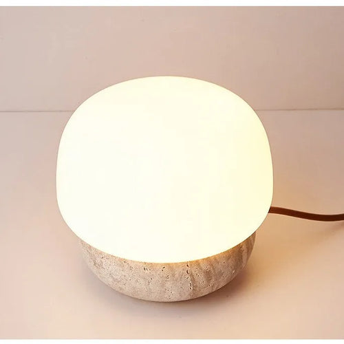 Retro creative bedside lamp with button switch measuring 18cm