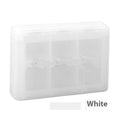 Black NDS 3DS 28-game card storage box made of PP plastic, showing its size and card slots.