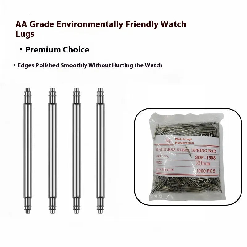 Watch auricular needle spring shaft replacement part for 21mm 22mm 23mm 24mm 25mm 26mm straps