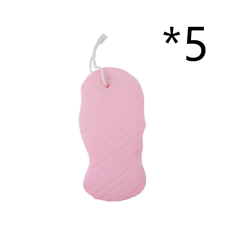3D fish scale pattern bath sponge exfoliator in multiple colour options including white, grey, pink and light blue