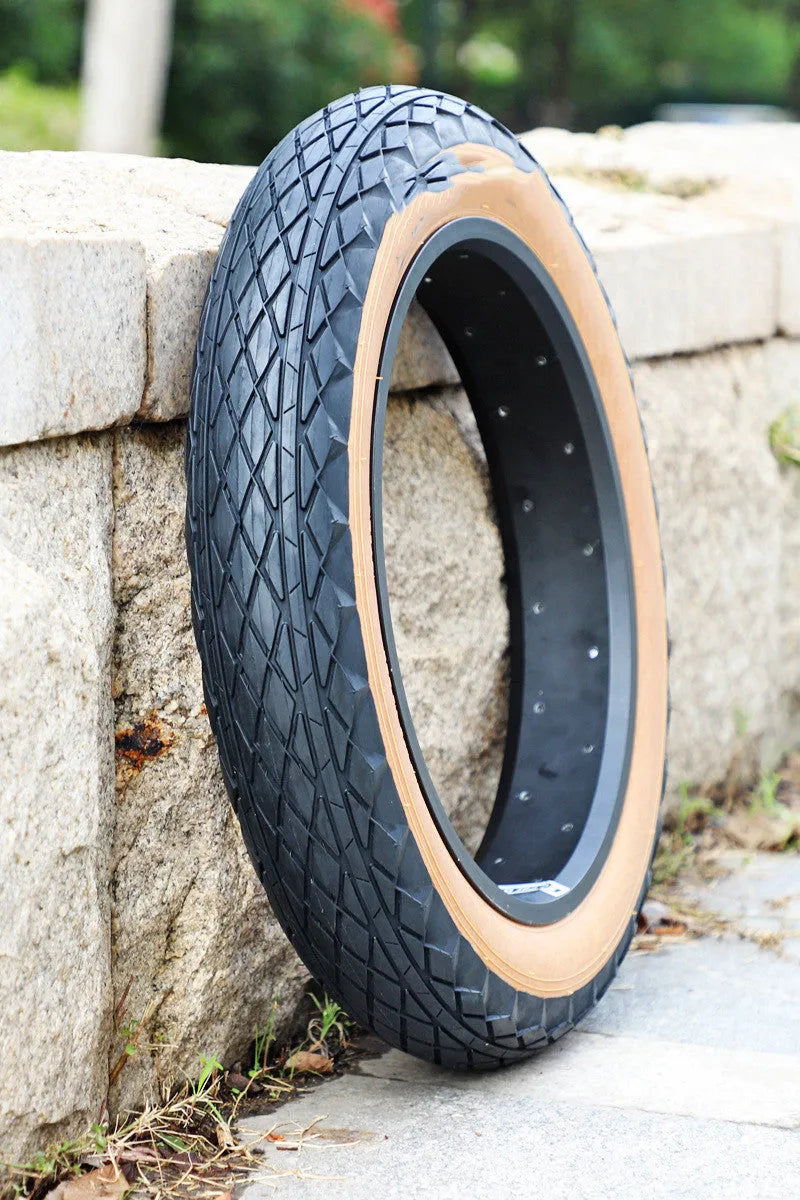 20x4.0 brown rubber tyre for electric beach car and snowmobile replacement