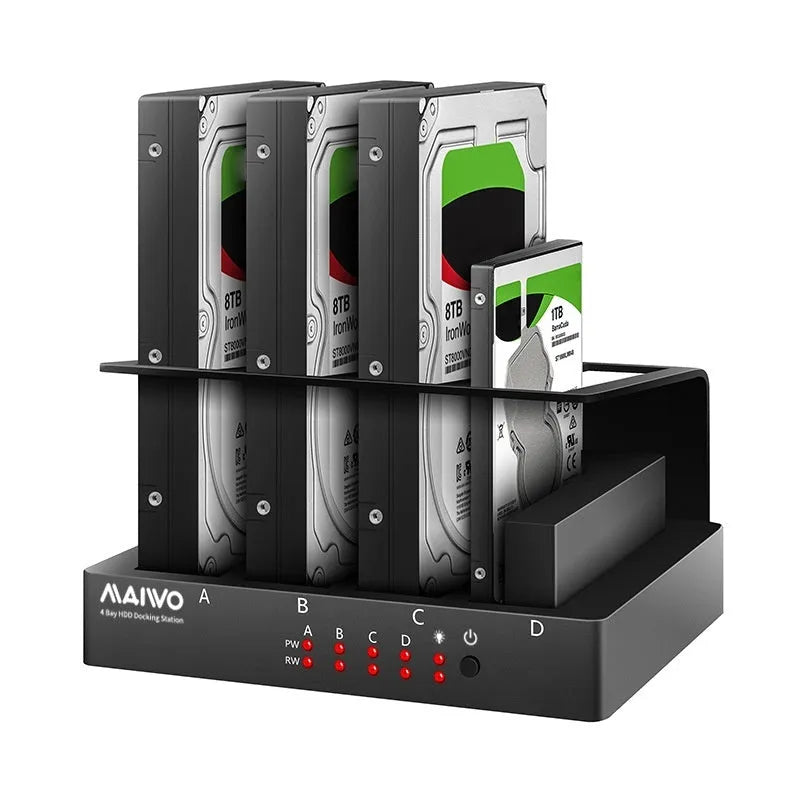 K305BU3S four-bay 2.5-inch SATA hard disk enclosure docking station with USB 3.0 connection