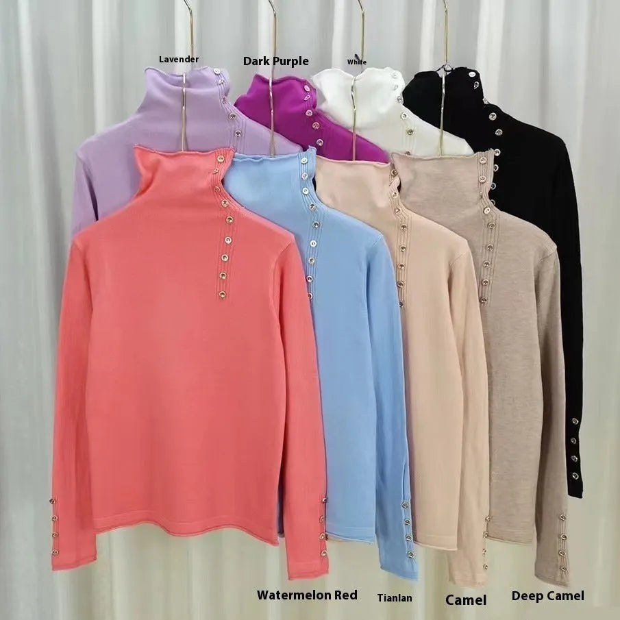 Slim fit knitted pullover shirt with a 3D pattern, shown in a selection of available colours.